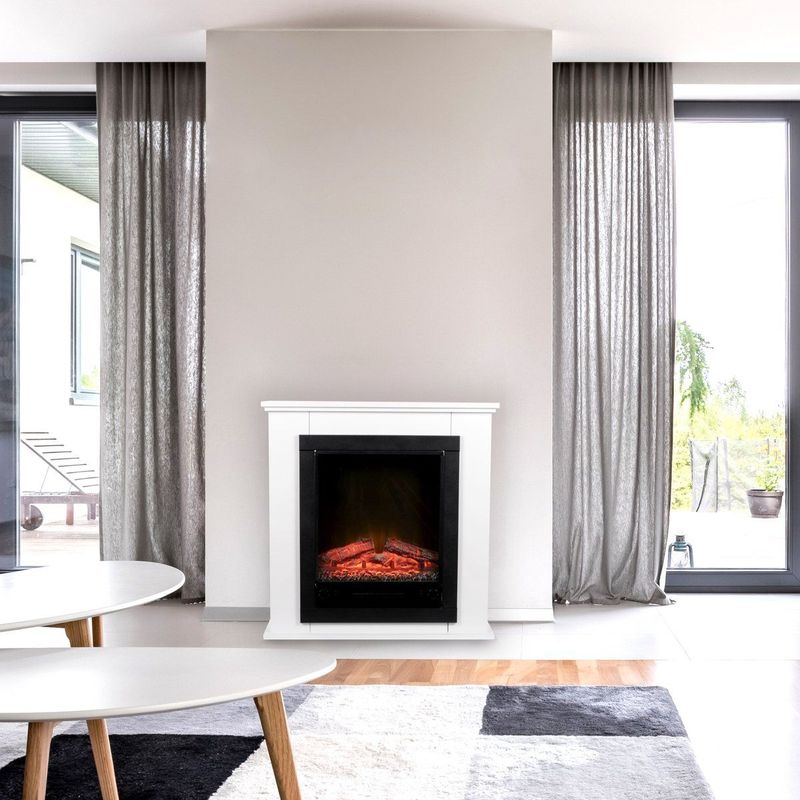Classic Fire Lugano - Sfeerhaard - 1800W - Elektrisch - Wit