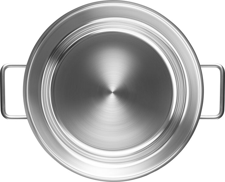 Eva Trio Stainless Steel Gryde 9 l 28 cm Polished steel