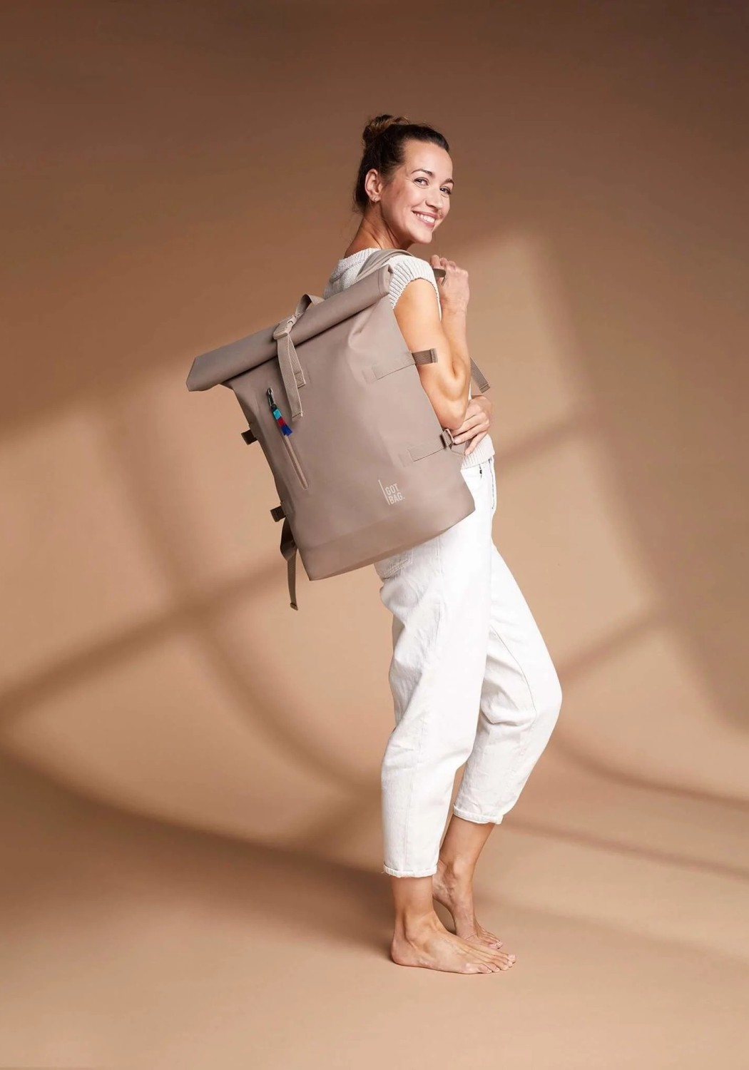 Got Bag Rucksack 4 Ocean Rolltop Driftwood/Warm Taupe
