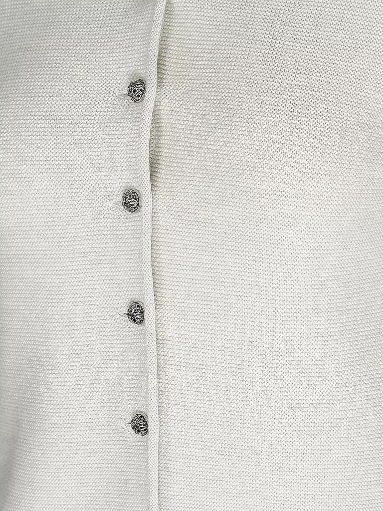 GOTTSEIDANK Trachten Strickjacke Slim Fit ANNA creme