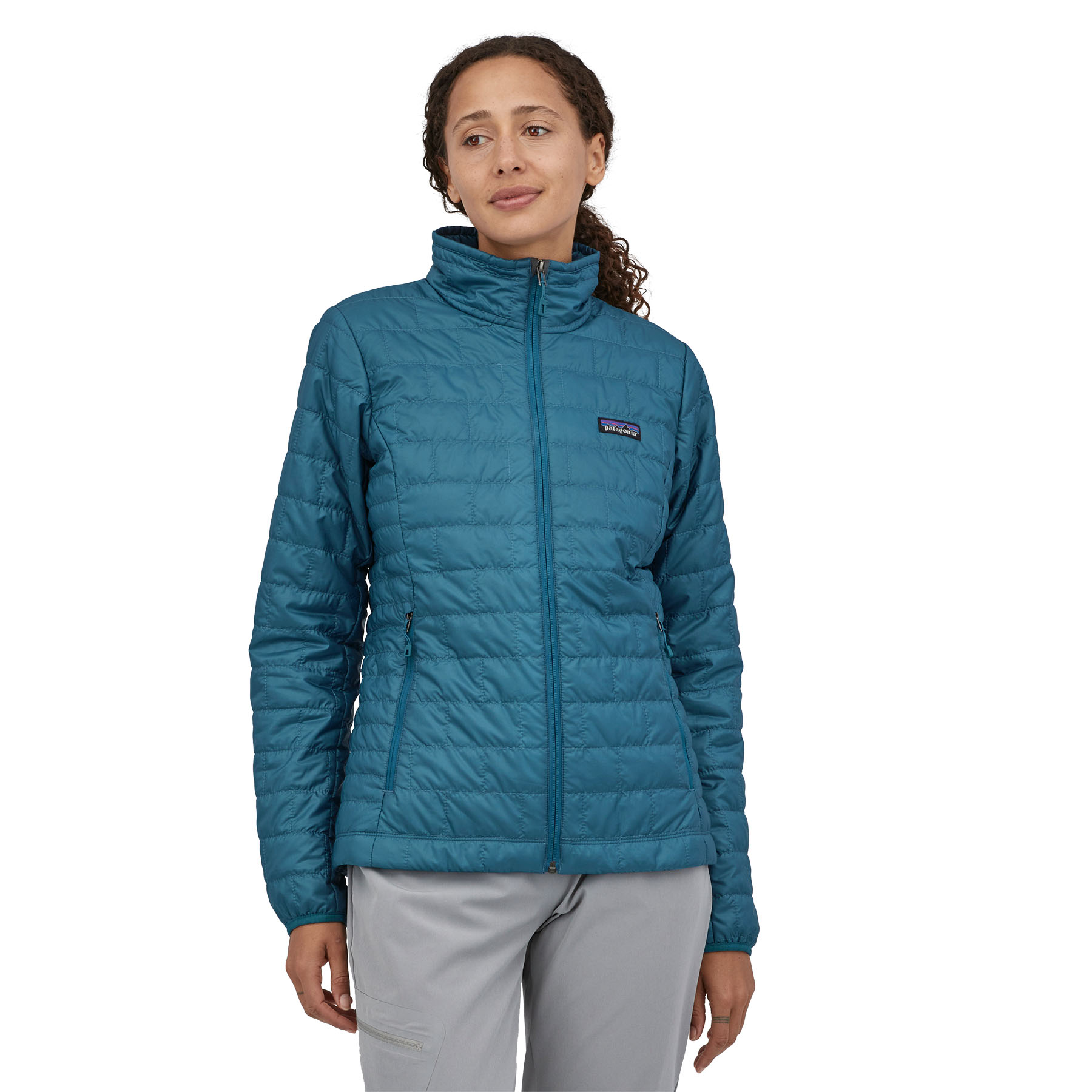 Nano Puff Jacket Dame Wavy Blue