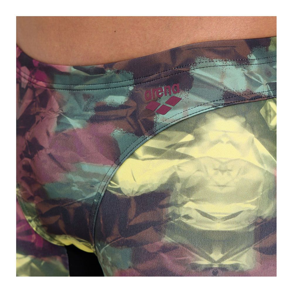 Arena HERO CAMO - Jammer de bain Homme black/red fandango multi