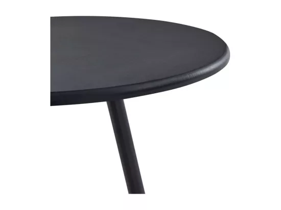 Table de bar Noir 60x107,5 cm MDF