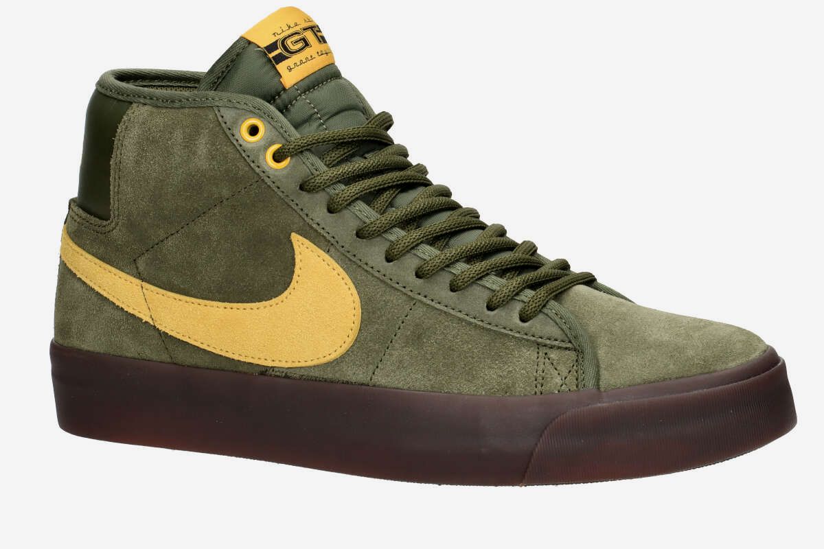Nike SB x Anti Hero Zoom Blazer Mid Schuh (rough green amarillo)