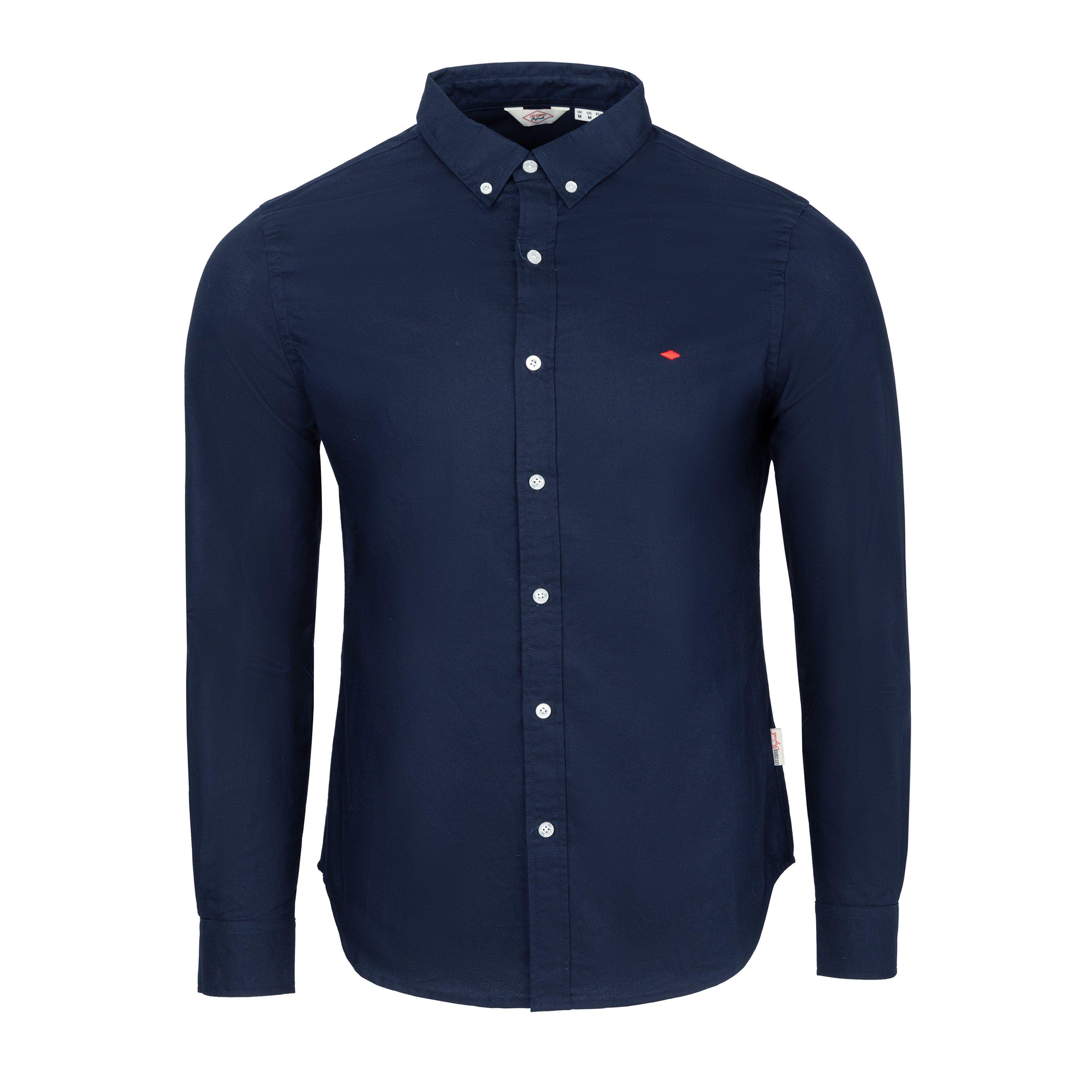 Lee Cooper Long Sleeve Oxford Shirt