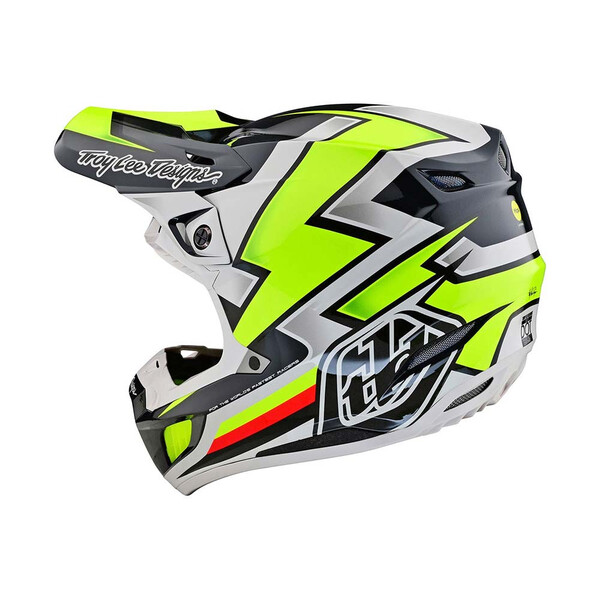 Troy Lee Designs - Casque SE5 Composite Ever Jaune fluo / Gris / Noir