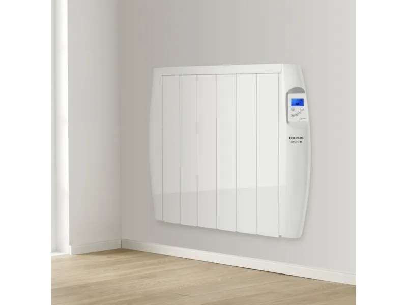 Taurus Malbork Connect 1200, Konvektor elektrisk rumvarmer, Android, iOS, IP24, Indendørs, Gulv, Væg, Hvid