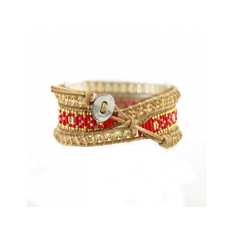 Bracelet Edyna - Rouge