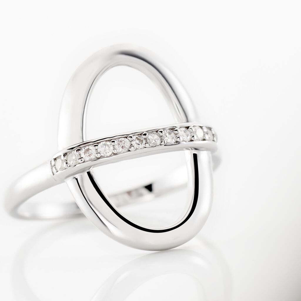 Bague Sabri Argent Oxydes De Zirconium