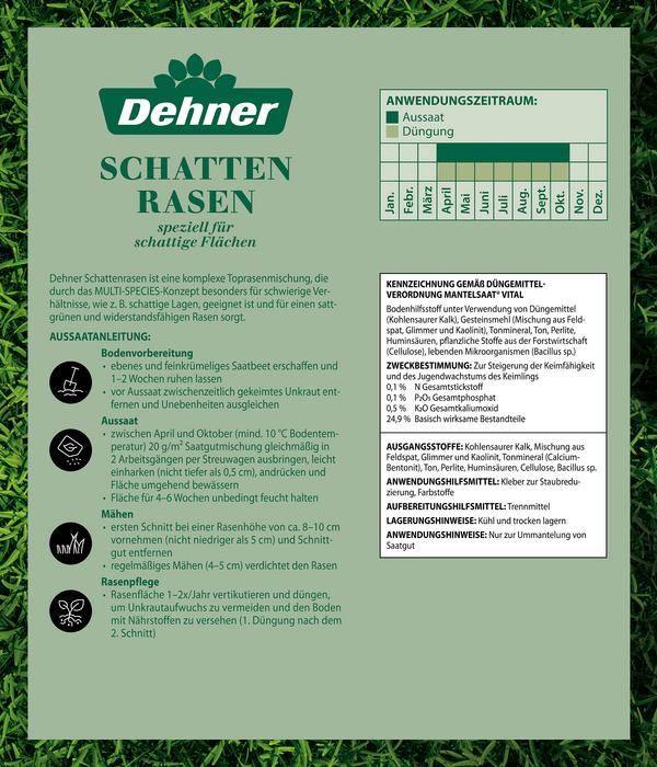 Dehner Saatgut Schattenrasen