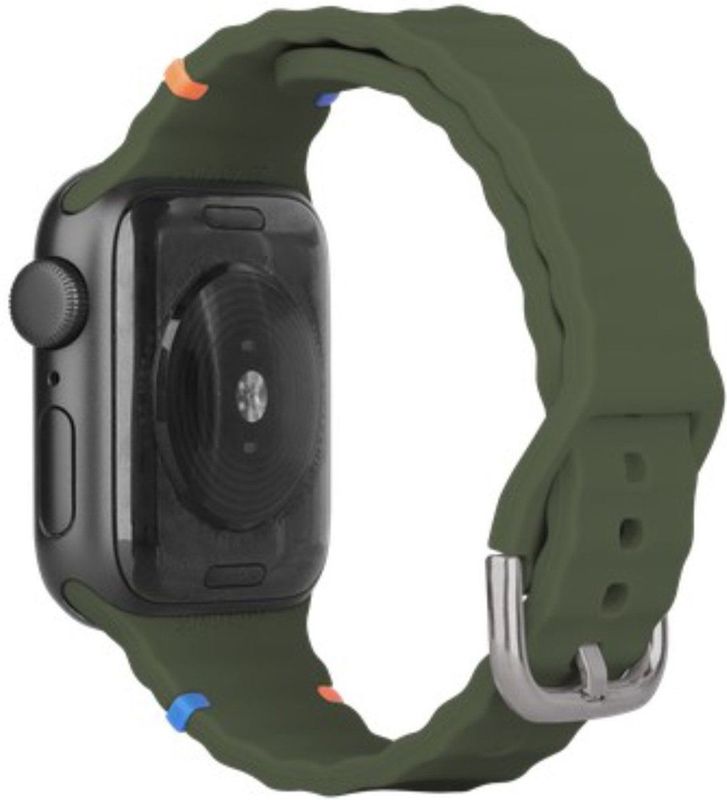 Just In Case - Activeflex Strap - Horlogebandje - Groen - Voor Apple Watch 40-42mm
