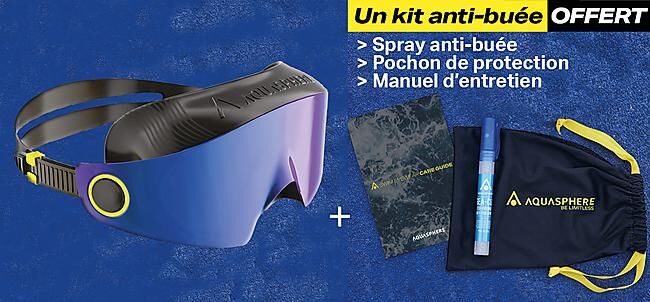 AQUASPHERE - MASQUE DE NATATION DEFY ULTRA