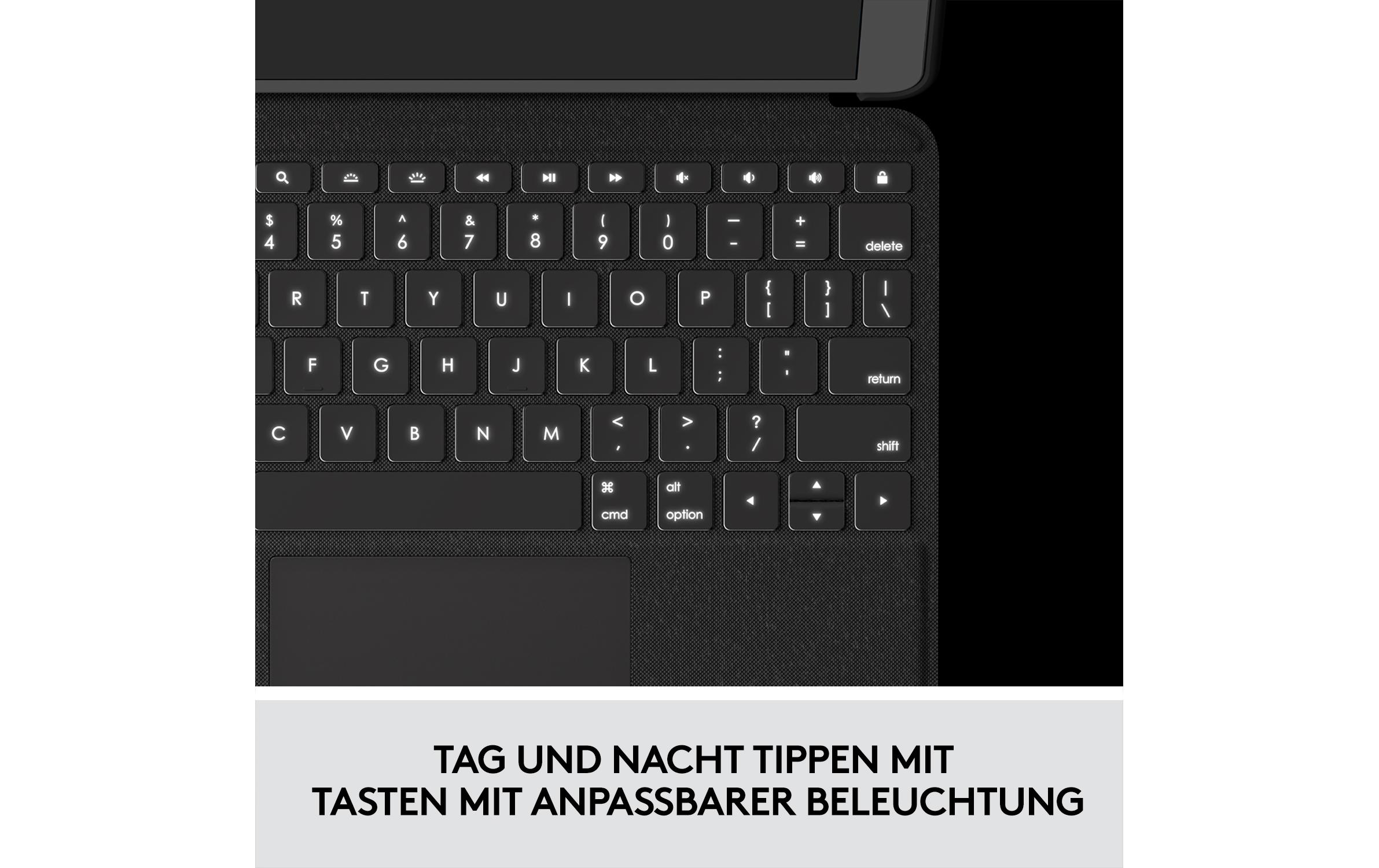 Tablet Tastatur Cover Folio Touch iPad Air (4. & 5. Gen)<br>Tastatur-Cover für das iPad Air (4. und 5. Generation, 11
