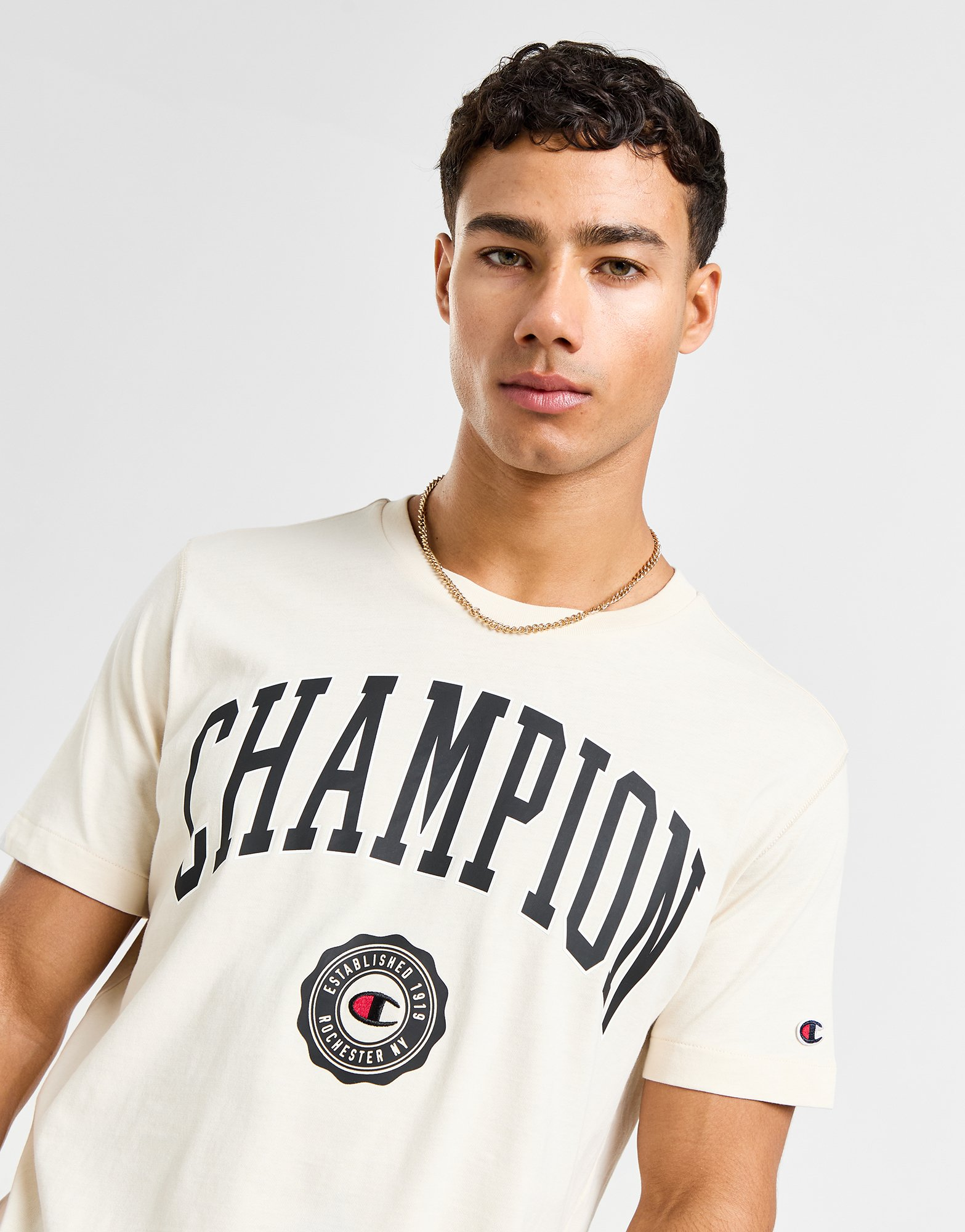 Champion T-shirt Arch Logo Homme