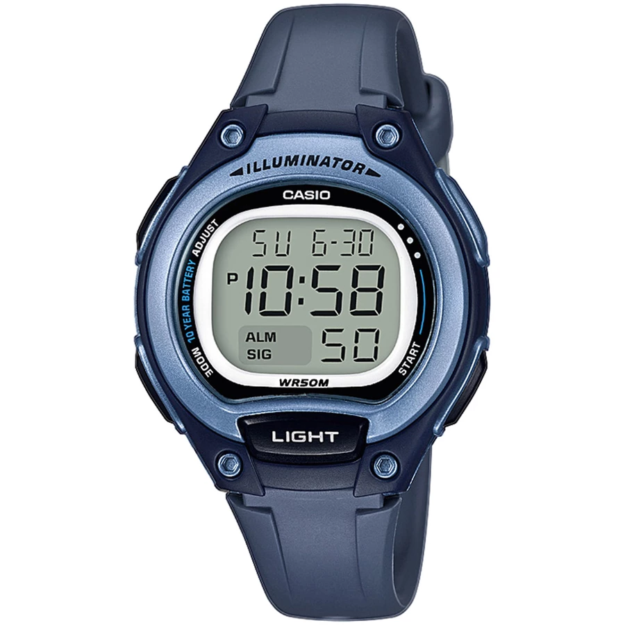 Casio Digital Jugenduhr blue