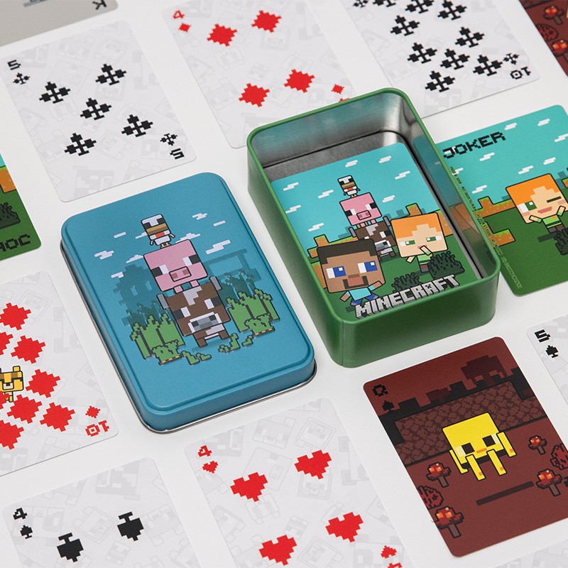 Minecraft Animals Playing Cards