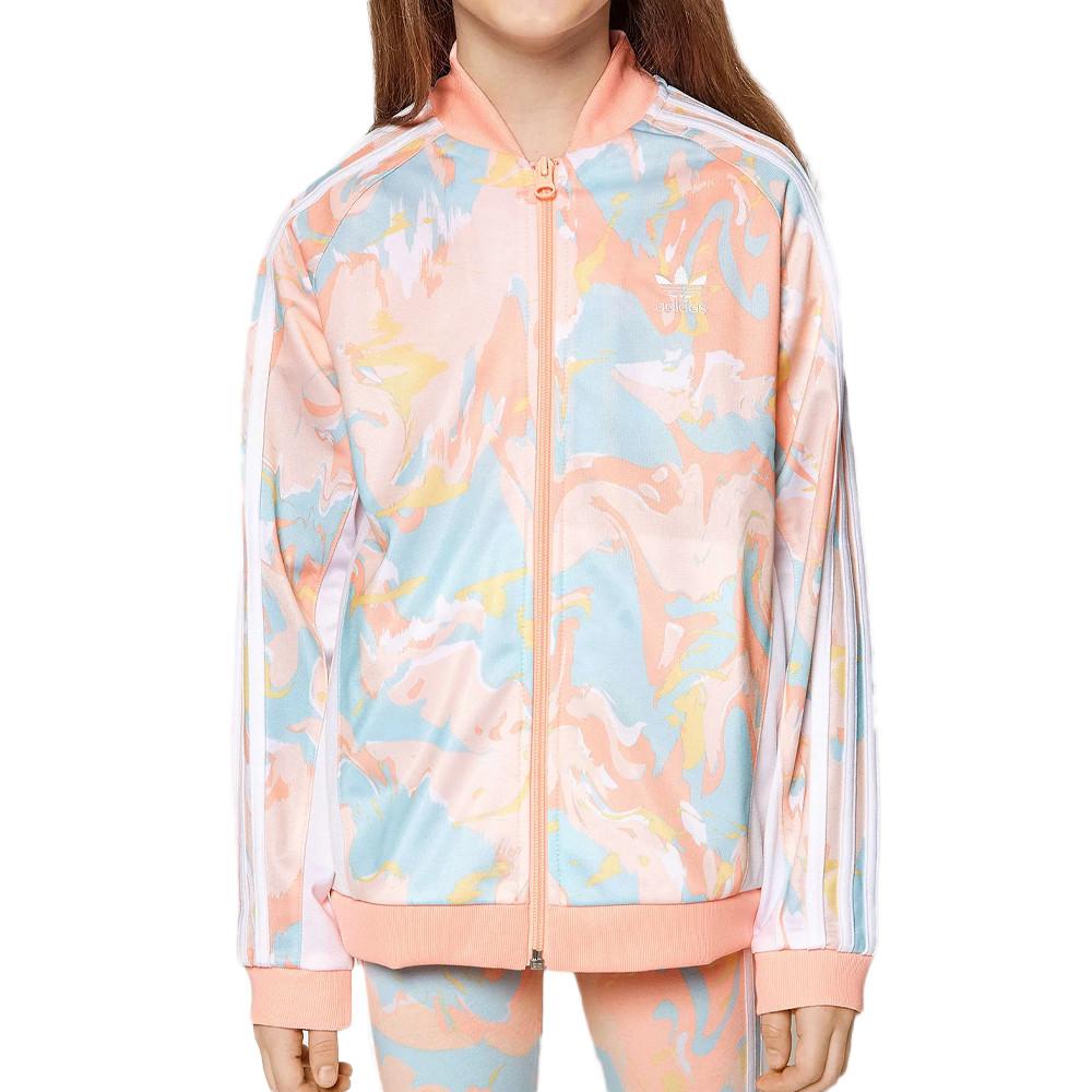 Adidas Veste de survêtement Rose Femme Adidas H22634