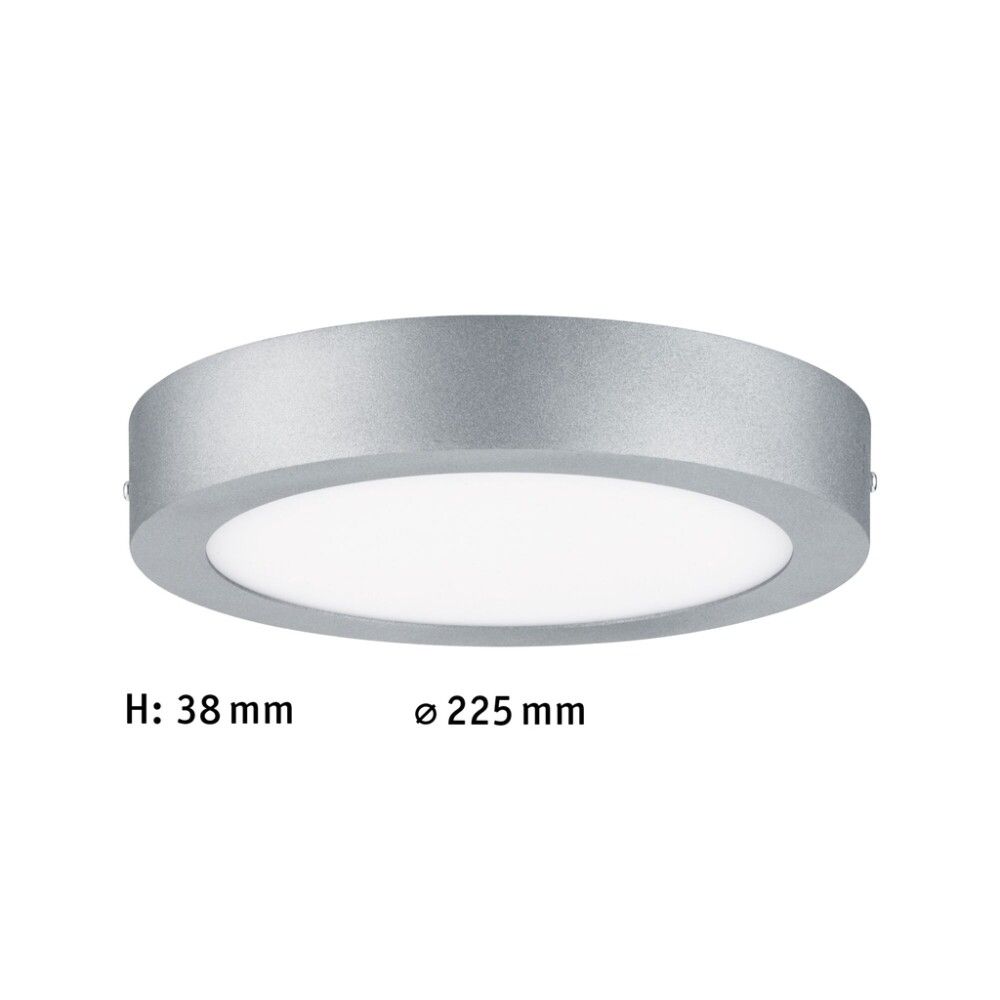 LED-PANEL PAULMANN LUNAR 225MM 15,4W 230V KROM MATT