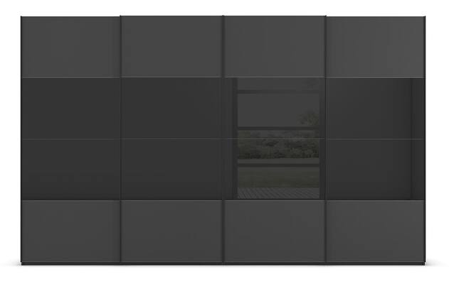 Kledingkast Finca Combi Glans-mat Glas