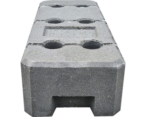 Betonnen voet voor mobiele omheining, bouwhek, beton, 590 x 210 x 130 mm