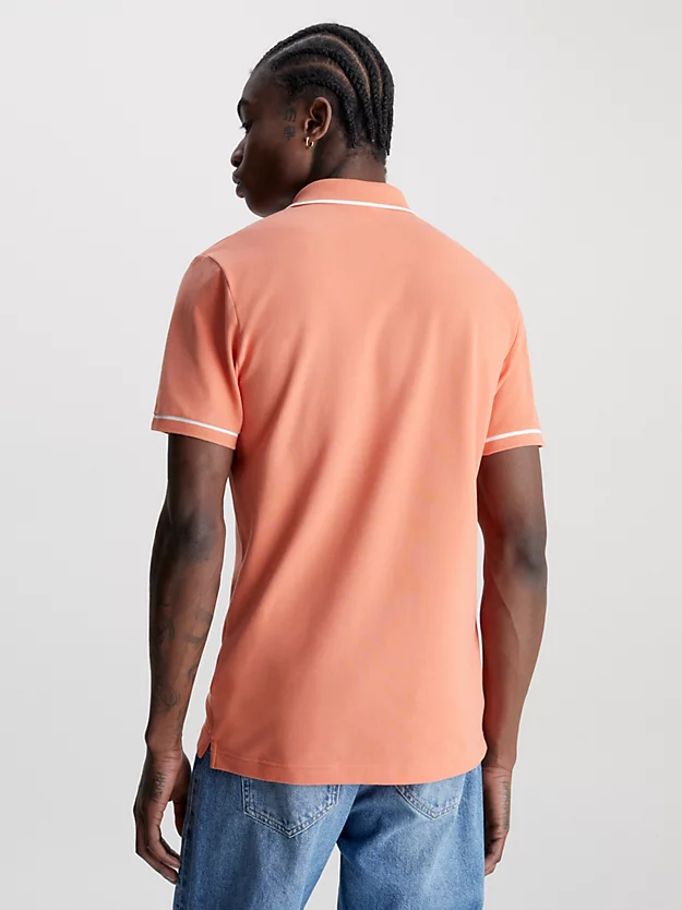Camisa polo de corte justo