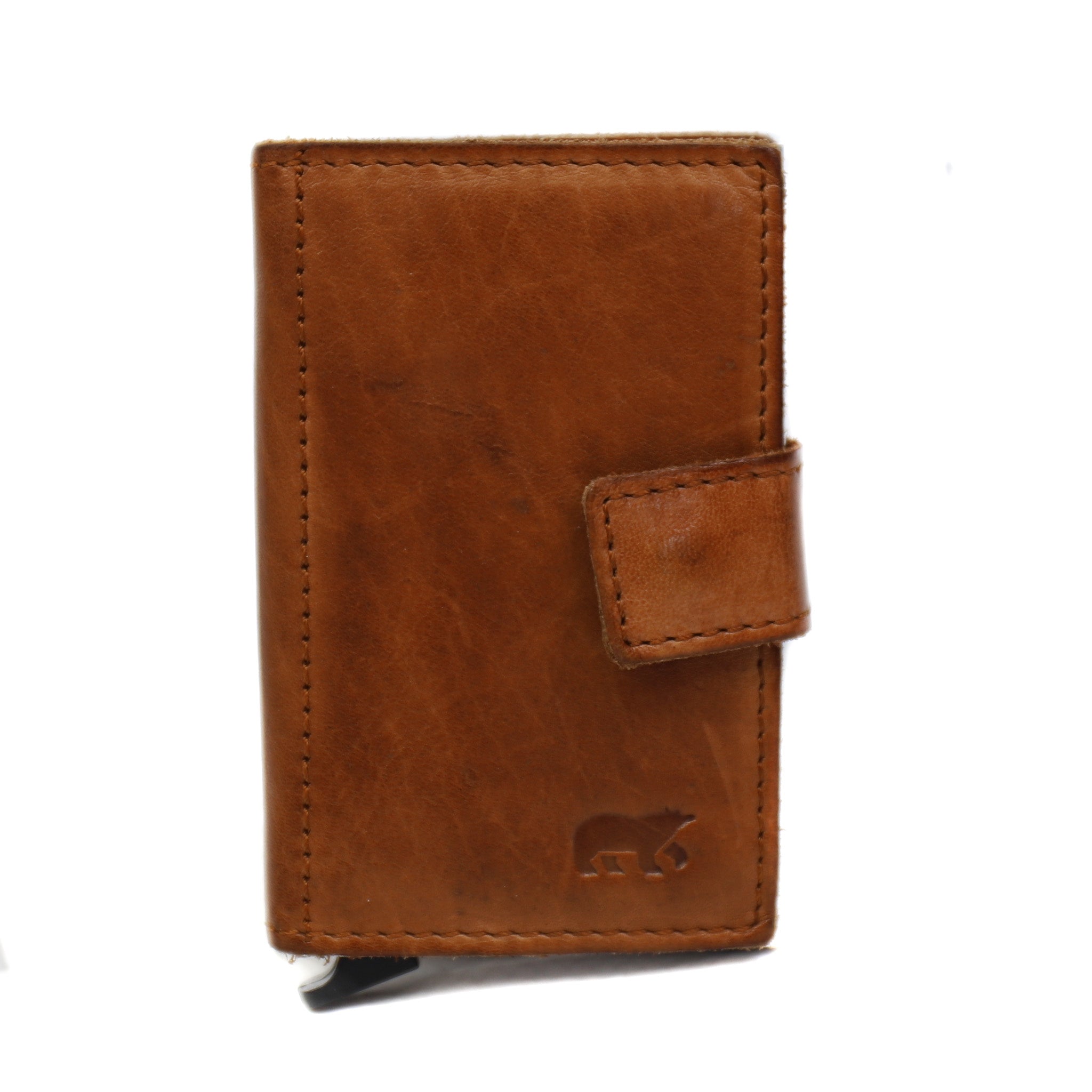 Pasjeshouder 'Pip' cognac Cognac