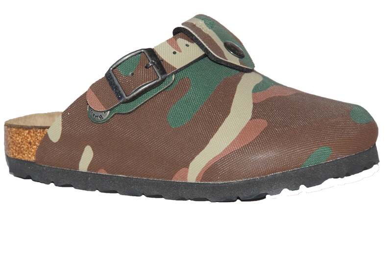 Birkenstock Shetland Smal Bruin camouflage