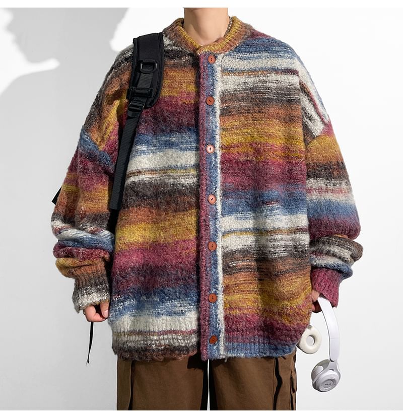 Filmas - Melange Button-Up Cardigan