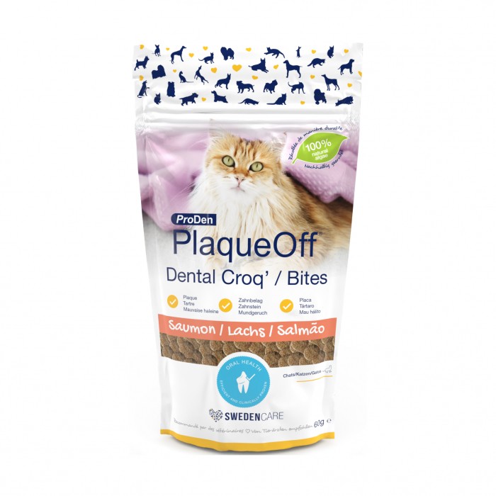 PlaqueOff Chat - Dental Croq' - Saumon