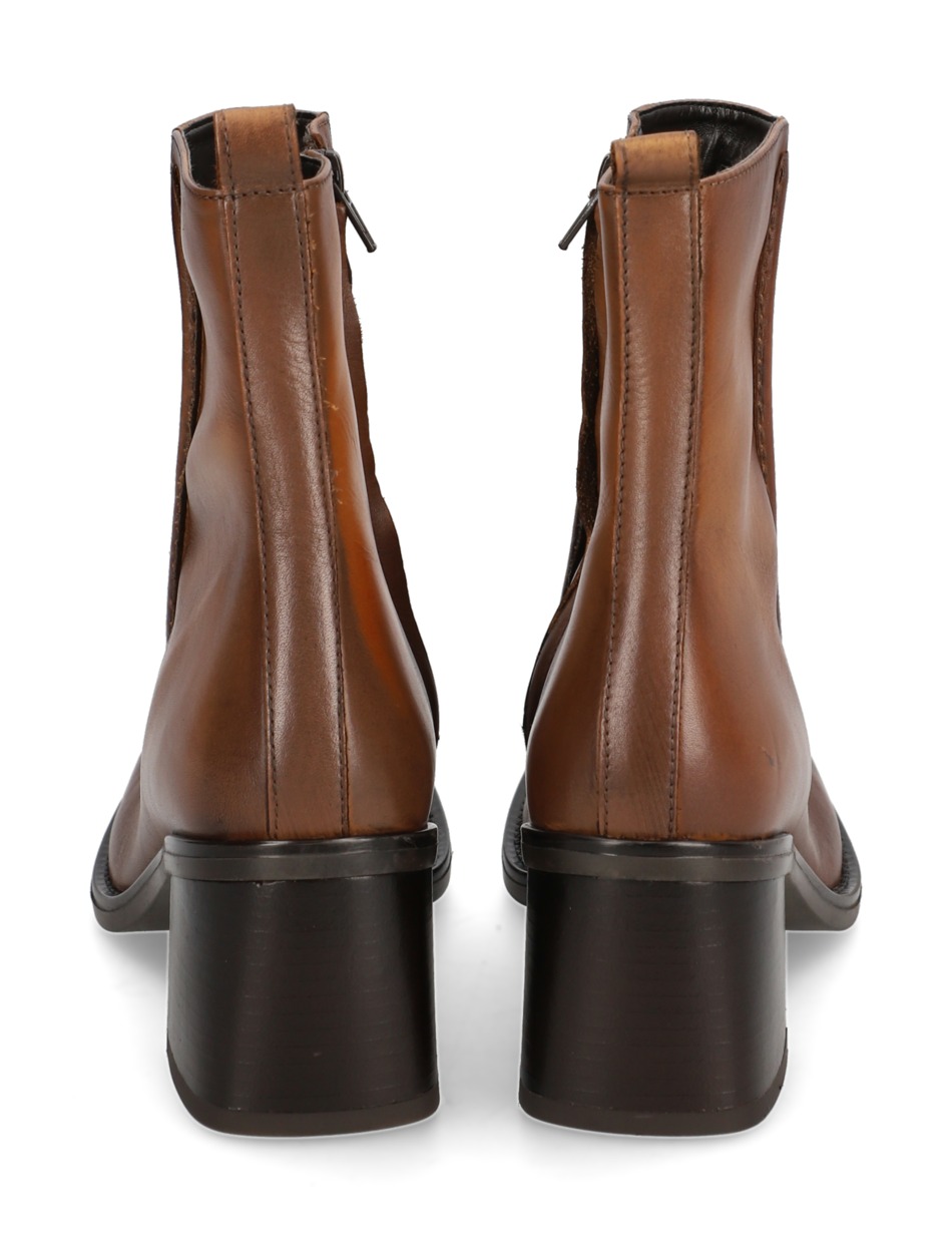 Glattleder Stiefelette