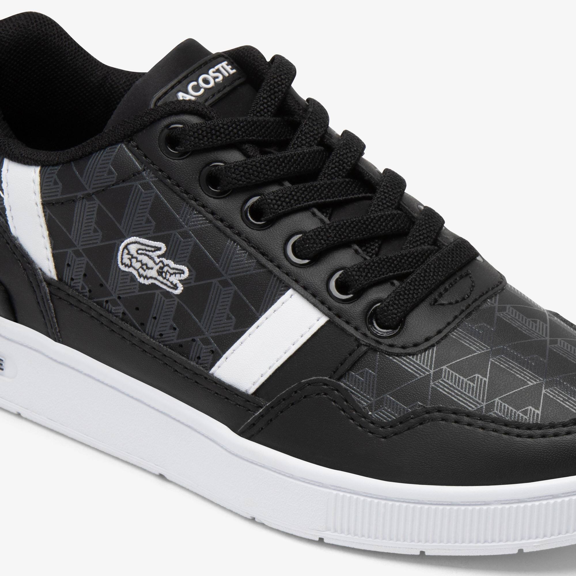 Kinder-Sneaker T-Clip mit Aufdruck Sneakers - Schwarz - Lacoste - Kinder
