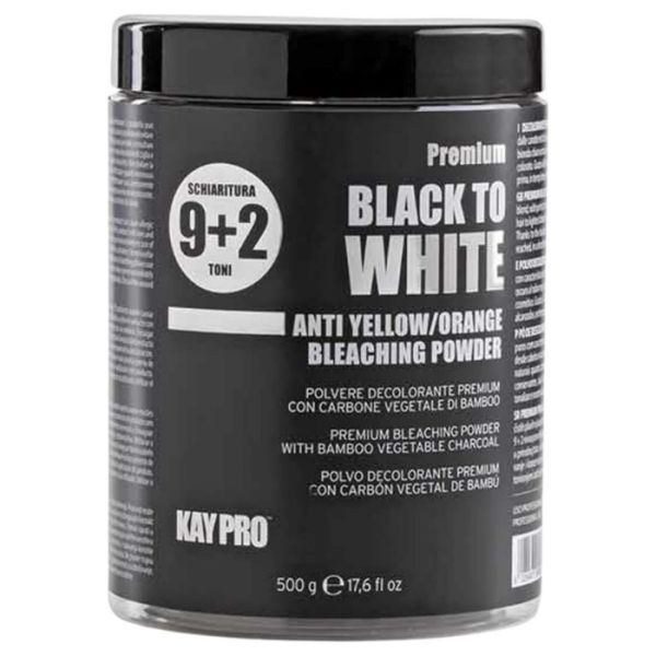 Poudre décolorante Black to white bleach 9+2 KayPro 500gr