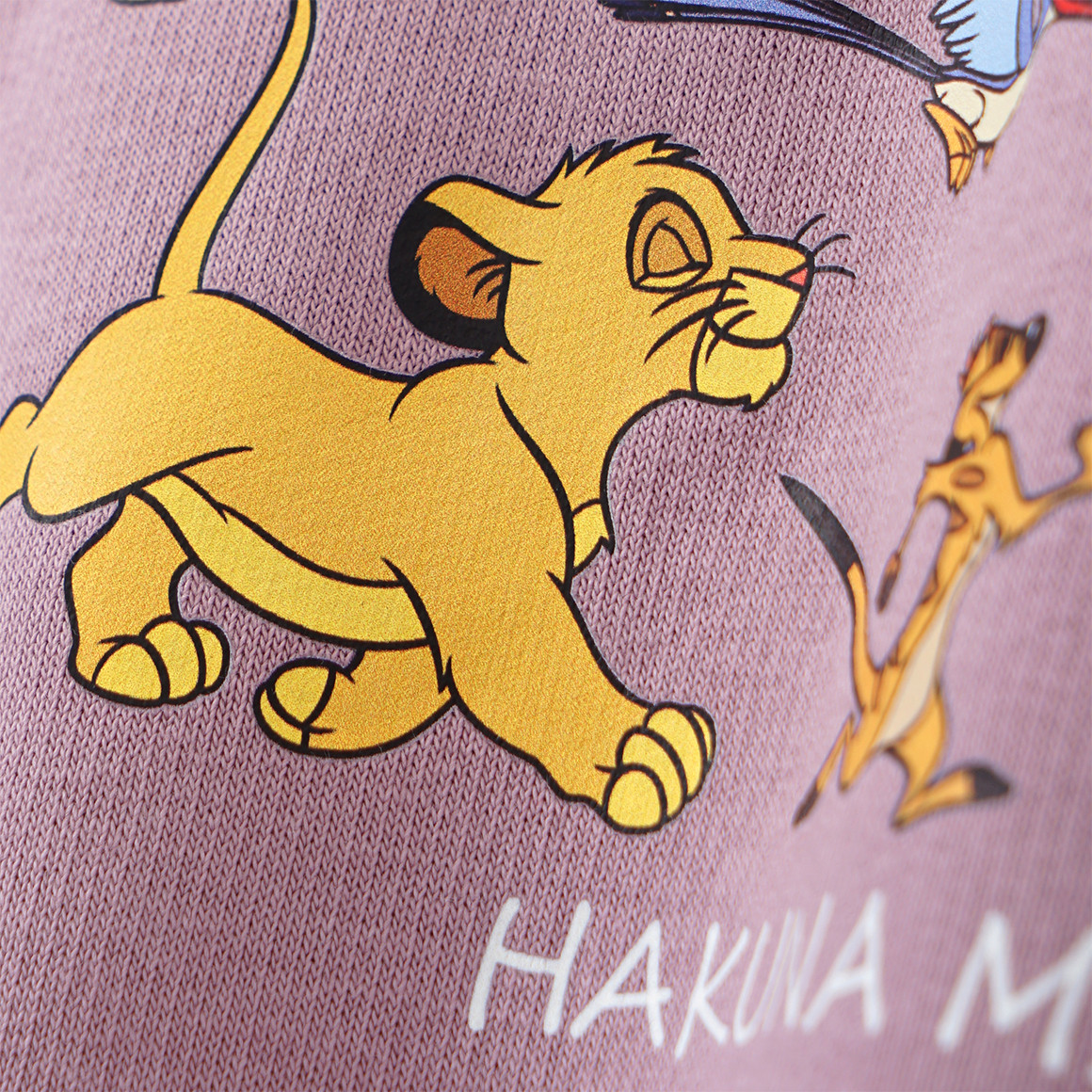 Topolino Der König der Löwen Sweatshirt helllila