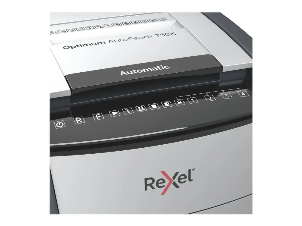 Makulator Rexel Optimum AutoFeed  750X krydsmakulering 4x30 mm (P-4)