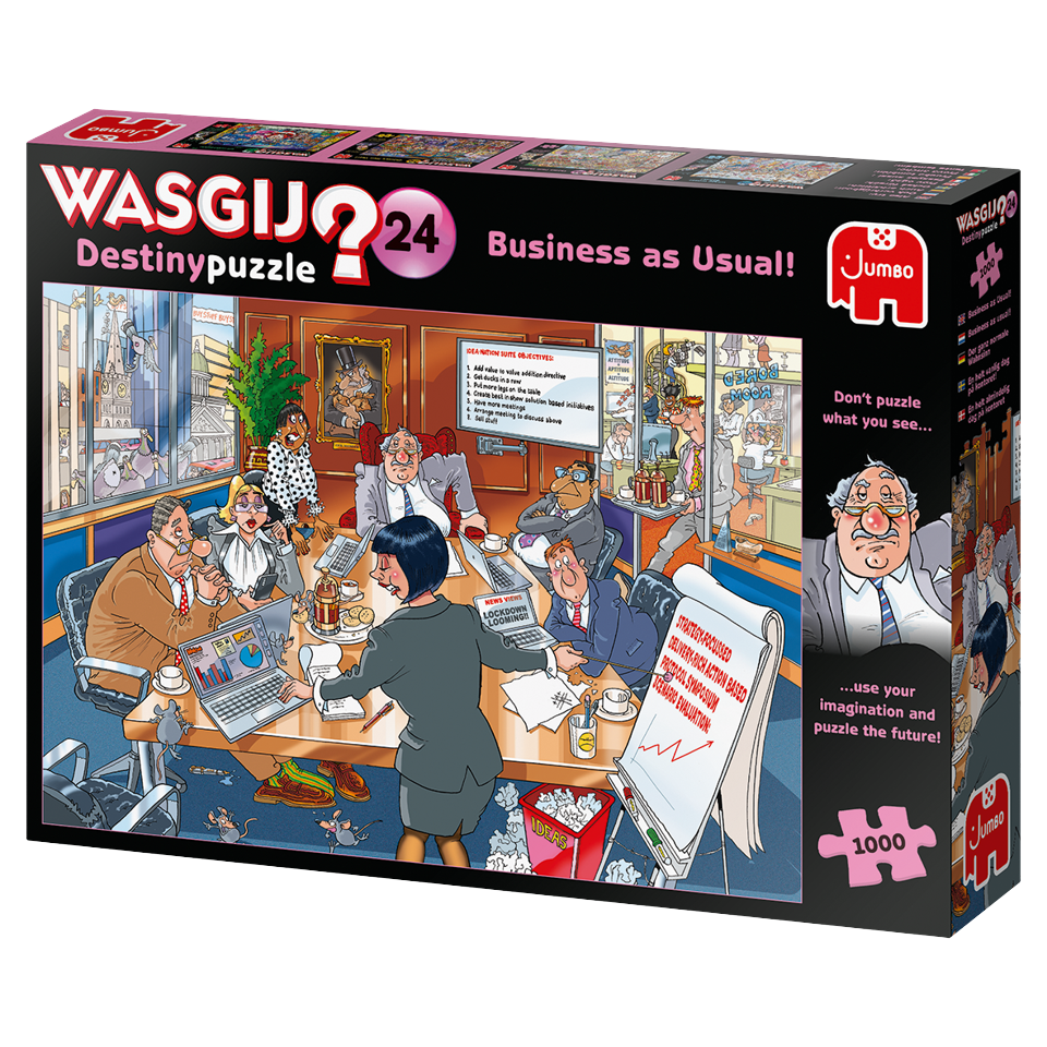 Wasgij - Destiny - #24 Business As Usual! (1000 pieces) (JUM5013)