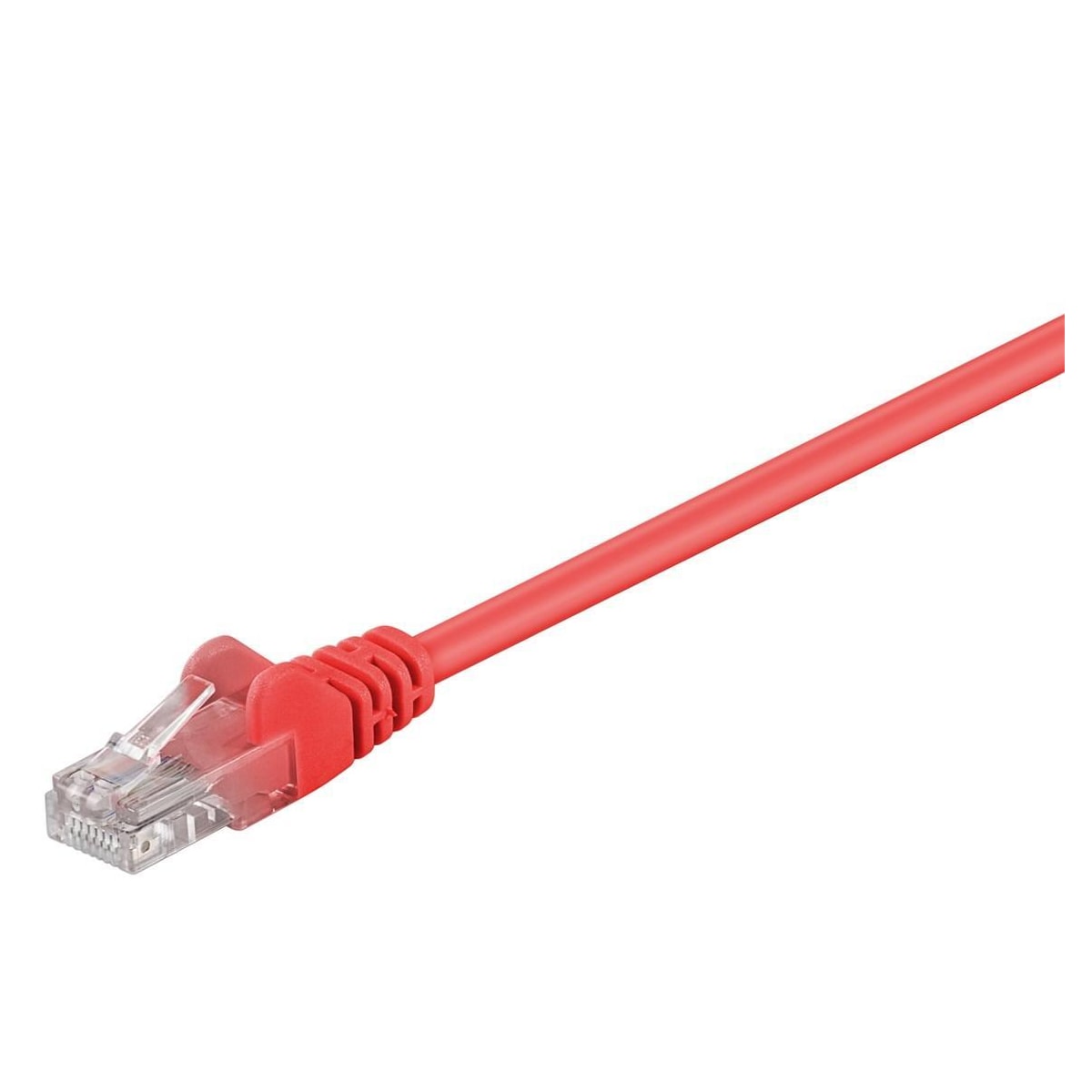 Goobay CAT 5e patchkabel, U/UTP, rød