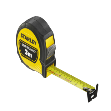 Stanley rolbandmaat Control-Lock 3 meter
