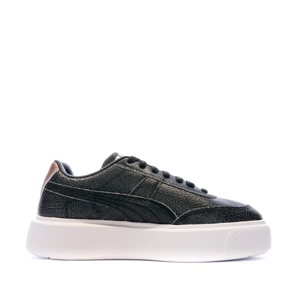 Puma Baskets Noires Femme Puma Oslo Maja Cracked Wn S