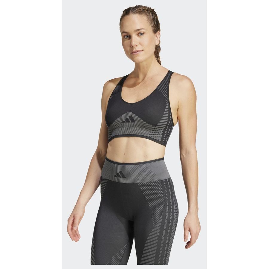 Adidas Brassière AEROKNIT Training Maintien léger