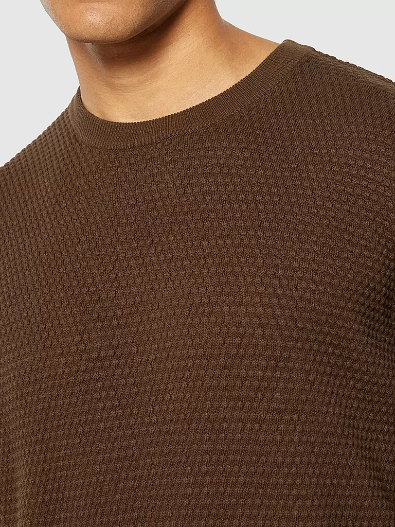 KNOWLEDGE COTTON APPAREL Pullover VAGN braun