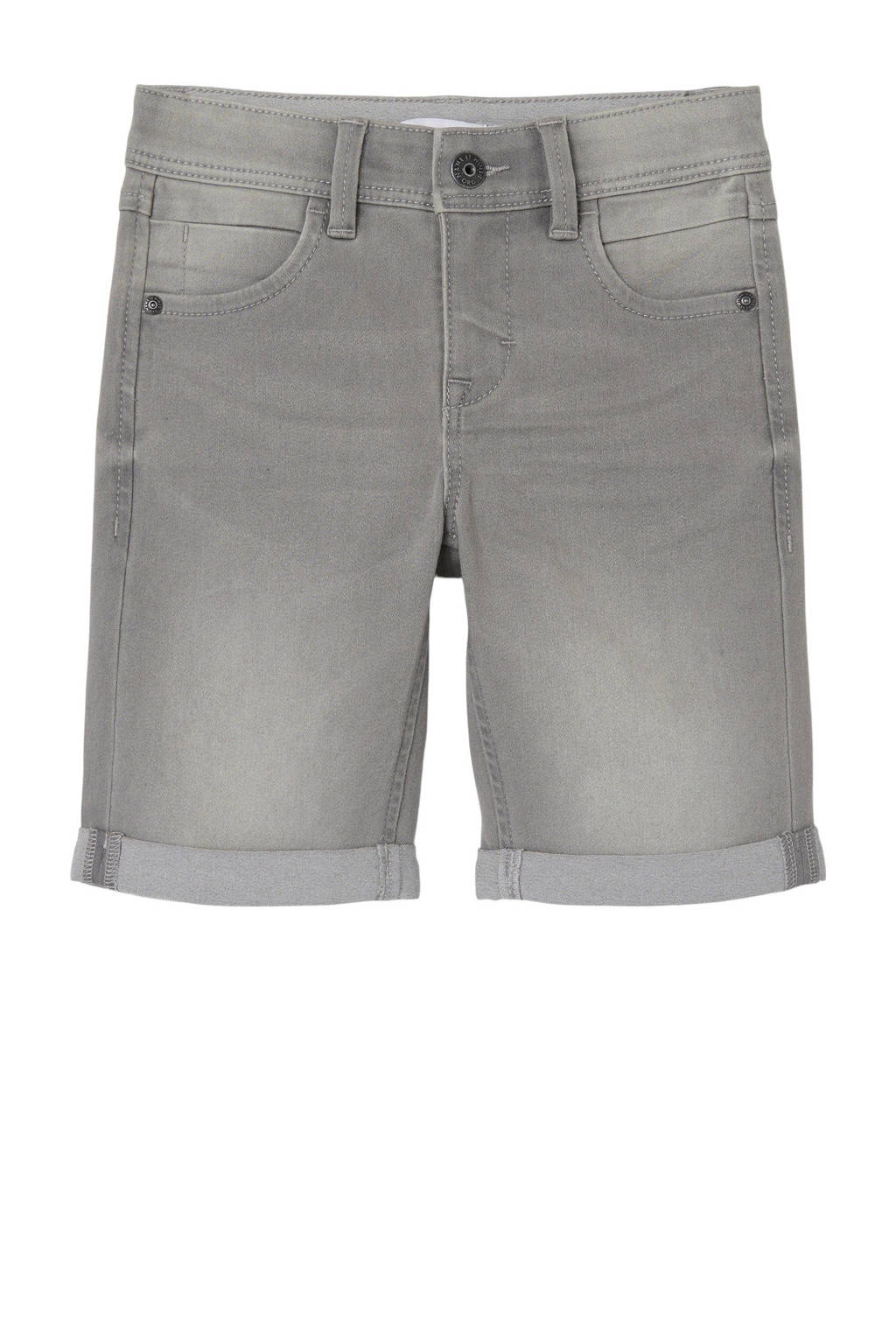NAME IT slim fit jeans bermuda NKMSOFUS medium grey denim