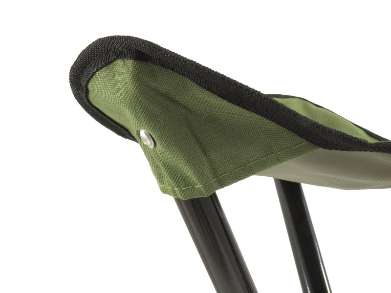 Dreibeinhocker 'Travelchair' Stahl grün