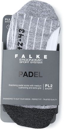 Falke Padel Enkelsok Wit Grijs 16003-2020 kopen