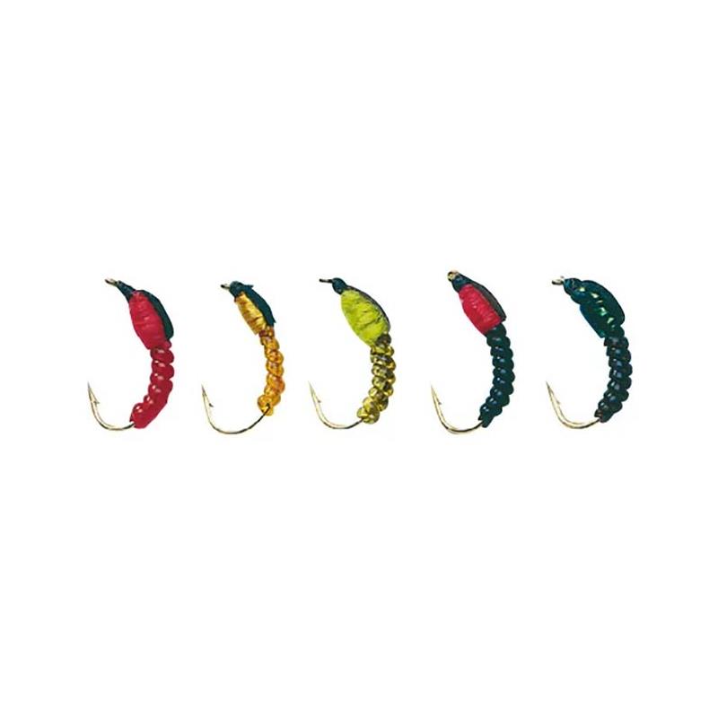 Kit De 5 Mouches Stucki Fishing Nymphe Chironomids