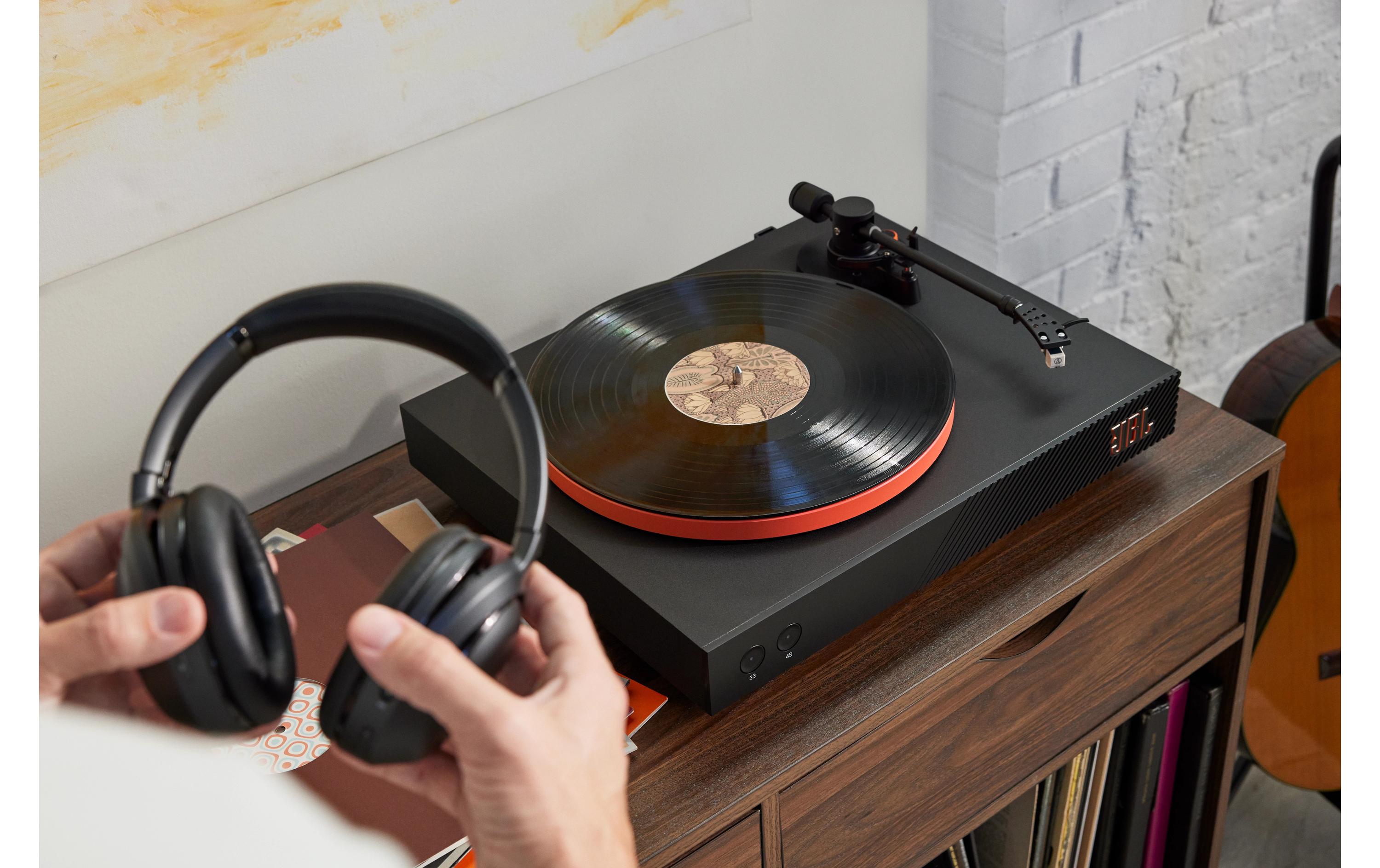 Plattenspieler mit Bluetooth Spinner BT Orange/Schwarz<br>Bluetooth-Plattenspieler