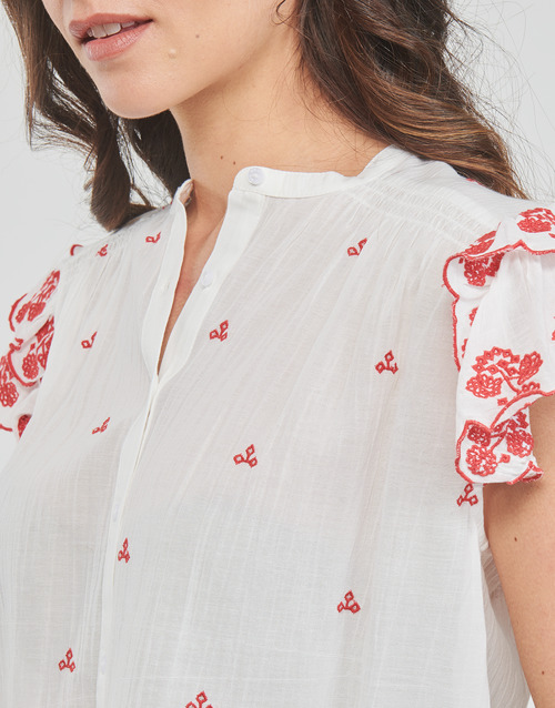 Pepe jeans - ANTONINE - Blanc / Rouge