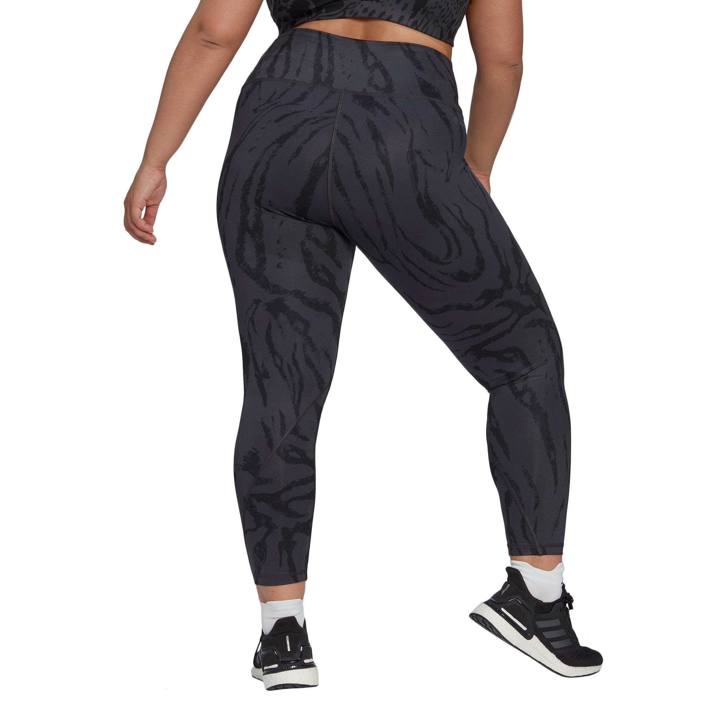 adidas Optime Training Icons Print 7 8 Leggings Ladies