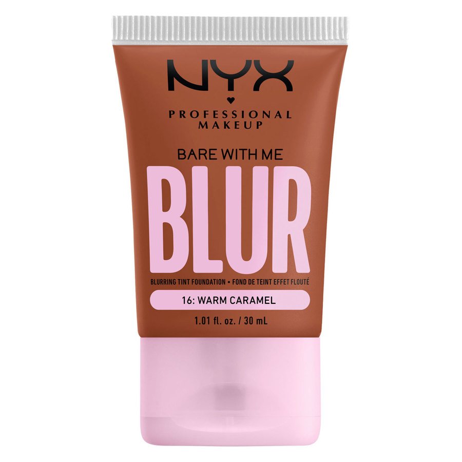 NYX Professional Makeup Bare With Me Blur Tint Foundation 16 Warm Caramel 30ml