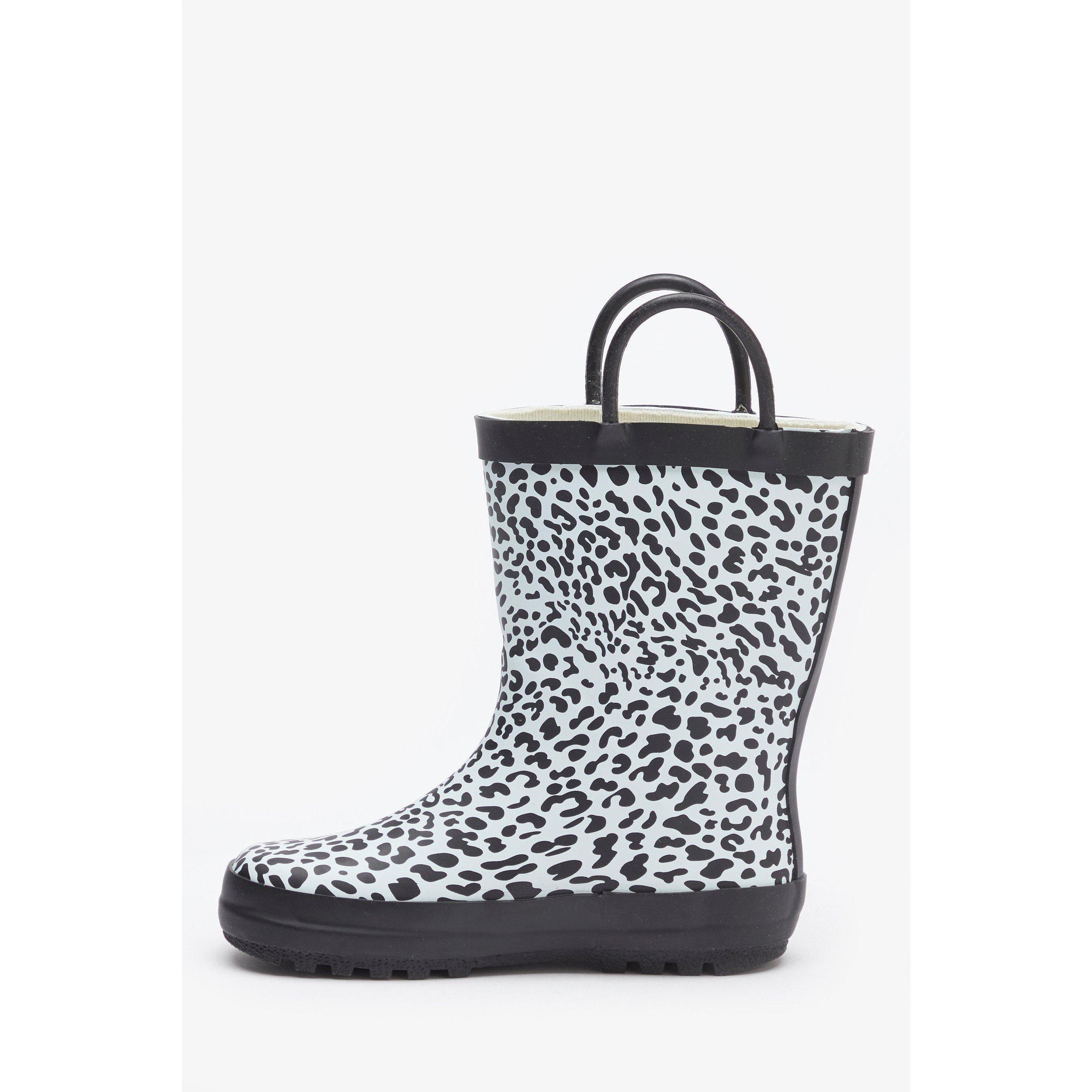 Be You Junior Girls Leopard Wellies
