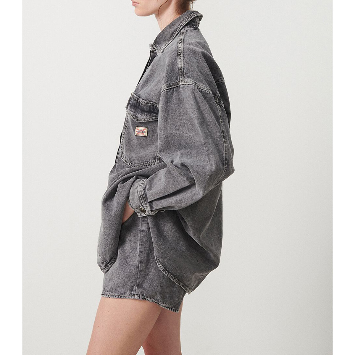 AMERICAN VINTAGE<br>Bainha larga em jeans verwassen JAZY